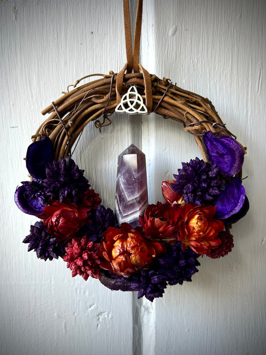 Amethyst 'the OG witch' wreath mini