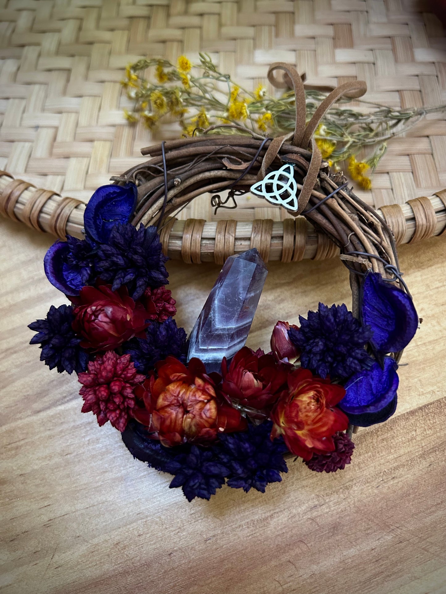 Amethyst 'the OG witch' wreath mini