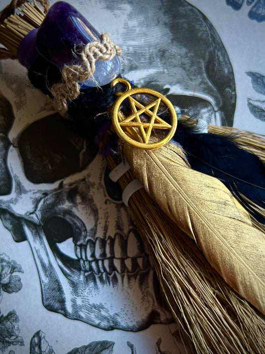 Amethyst besom