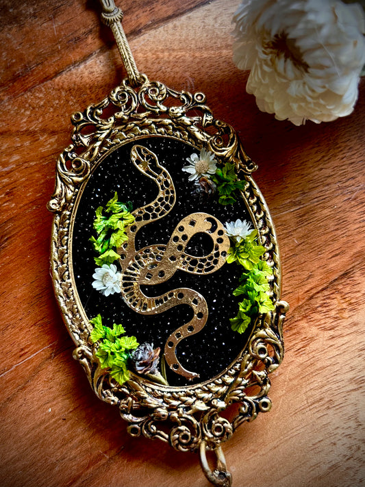 'Year of the snake' ornate wall art small